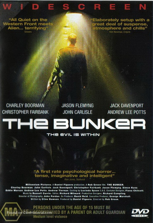 The Bunker - Australian DVD movie cover