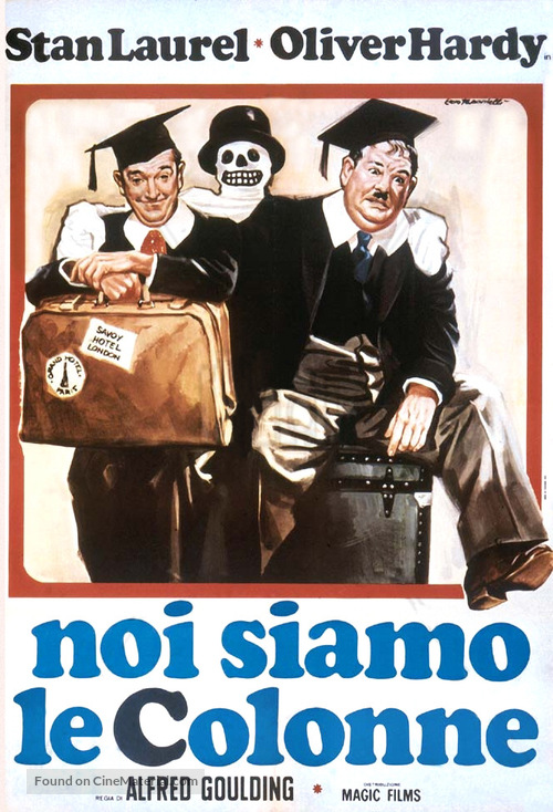 A Chump at Oxford - Italian Movie Poster