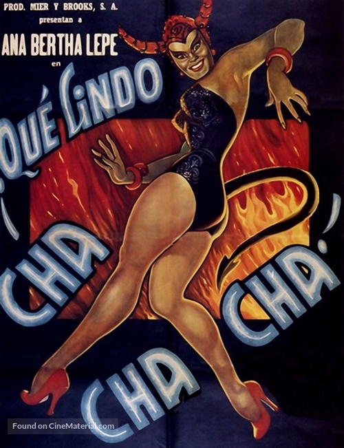Qu&egrave; lindo Cha Cha Cha - Mexican Movie Poster