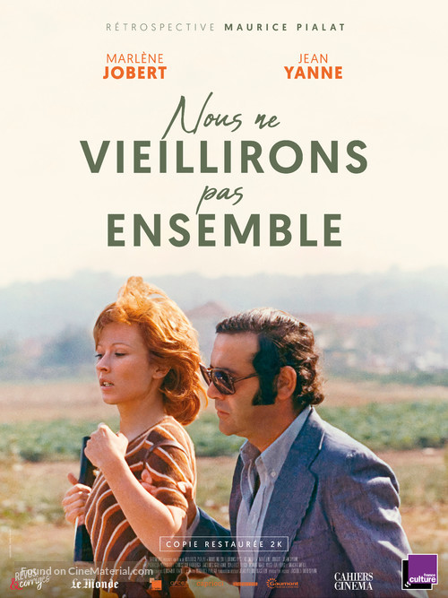 Nous ne vieillirons pas ensemble - French Movie Poster