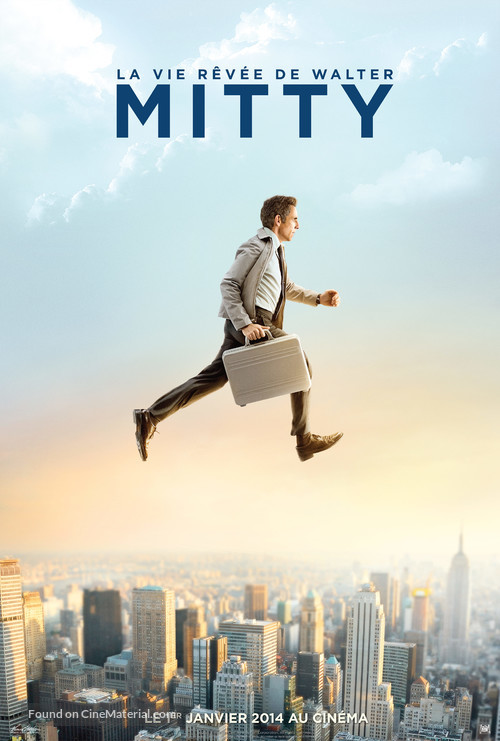 The Secret Life of Walter Mitty - French Movie Poster