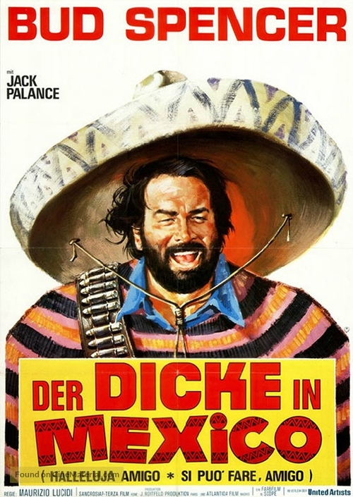 Si pu&ograve; fare... amigo - German Movie Poster