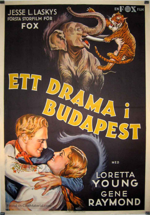 Zoo in Budapest - Swedish Movie Poster