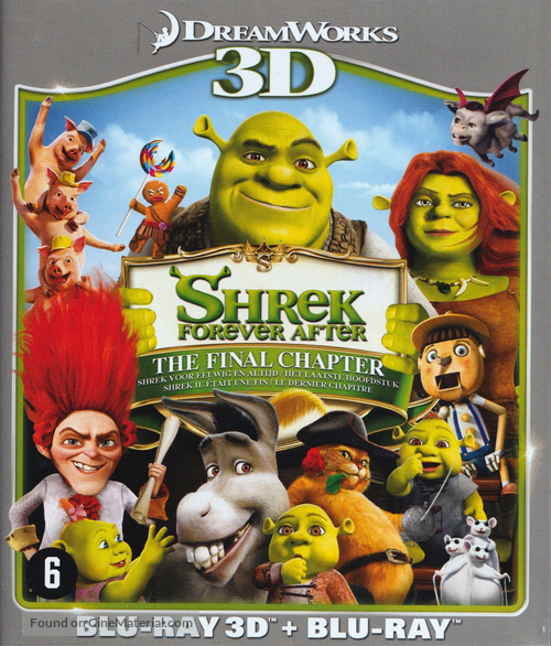 Shrek Forever After - Dutch Blu-Ray movie cover
