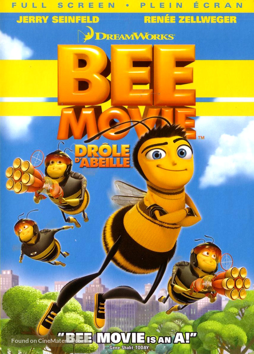 Bee Movie - Canadian DVD movie cover