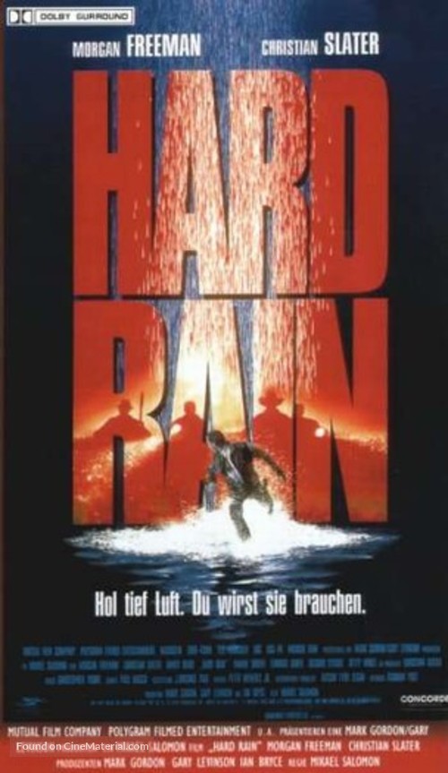 Hard Rain - Danish VHS movie cover