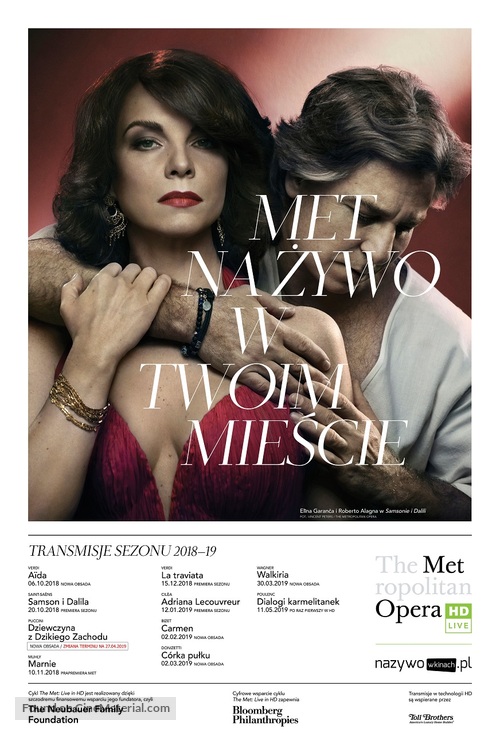 &quot;Metropolitan Opera: Live in HD&quot; - Polish Movie Poster