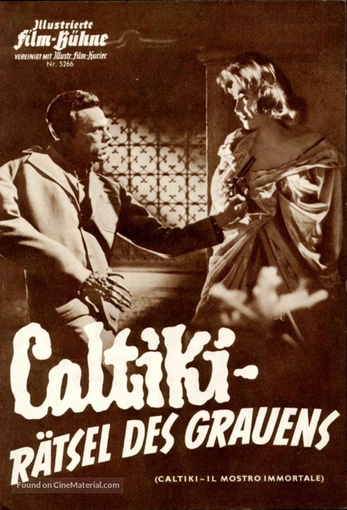Caltiki - il mostro immortale - German poster