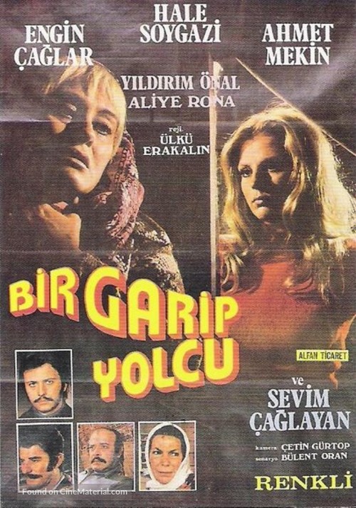 Bir garip yolcu - Turkish Movie Poster