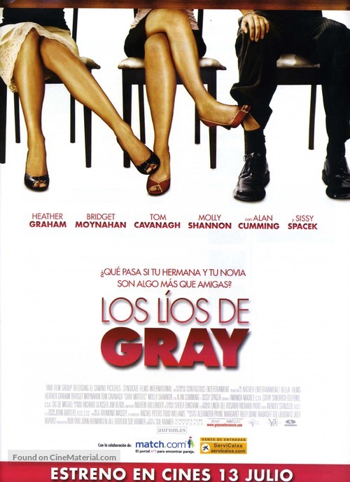 Gray Matters - Spanish Movie Poster