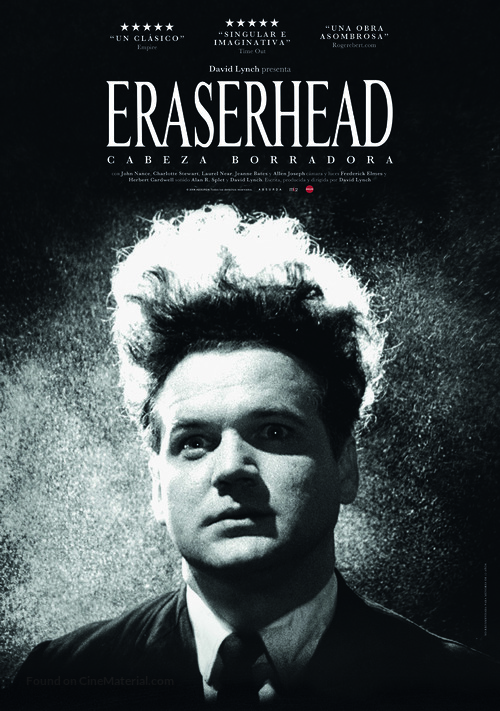 Eraserhead - Spanish Movie Poster