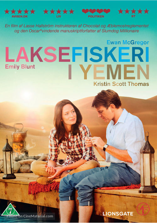 Salmon Fishing in the Yemen - Danish DVD movie cover