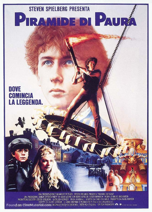 Young Sherlock Holmes - Italian Theatrical movie poster