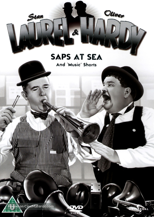 Saps at Sea - British DVD movie cover