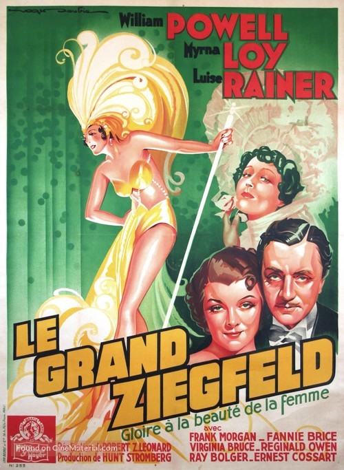 The Great Ziegfeld - French Movie Poster