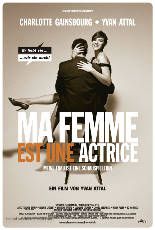 Ma femme est une actrice - Swiss Movie Poster