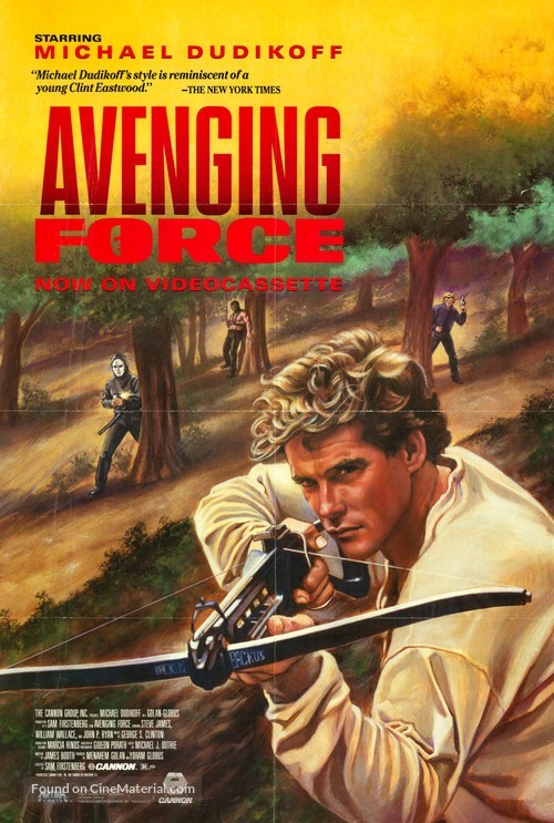 Avenging Force - Video release movie poster