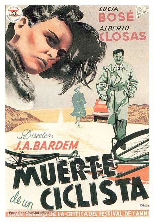 Muerte de un ciclista - Spanish Movie Poster