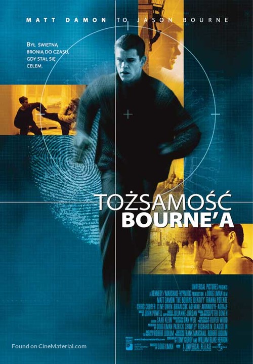 The Bourne Identity - Polish Movie Poster