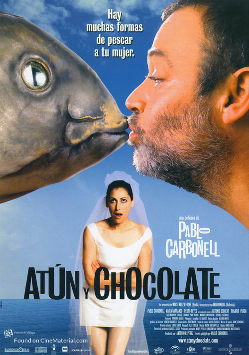 At&uacute;n y chocolate - Spanish Movie Poster