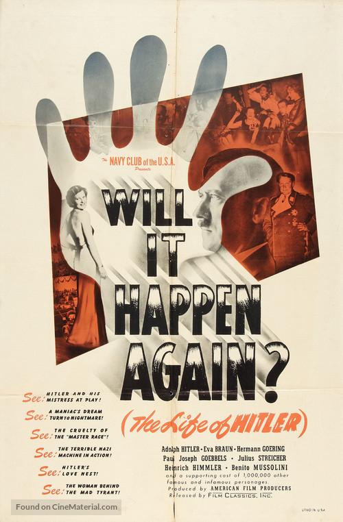 Will It Happen Again? - Theatrical movie poster