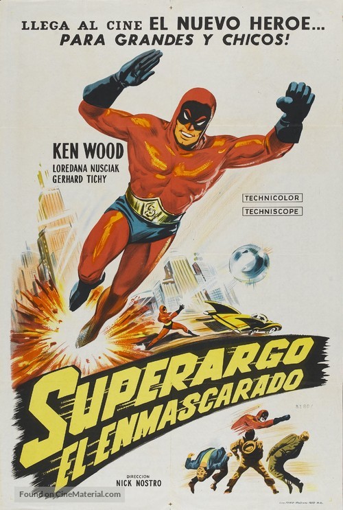 Superargo contro Diabolikus - Argentinian Movie Poster