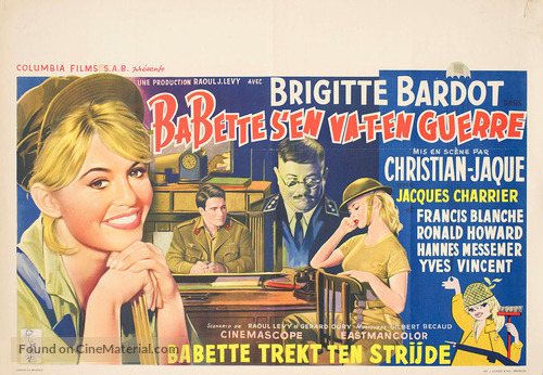 Babette s&#039;en va-t-en guerre - French Movie Poster