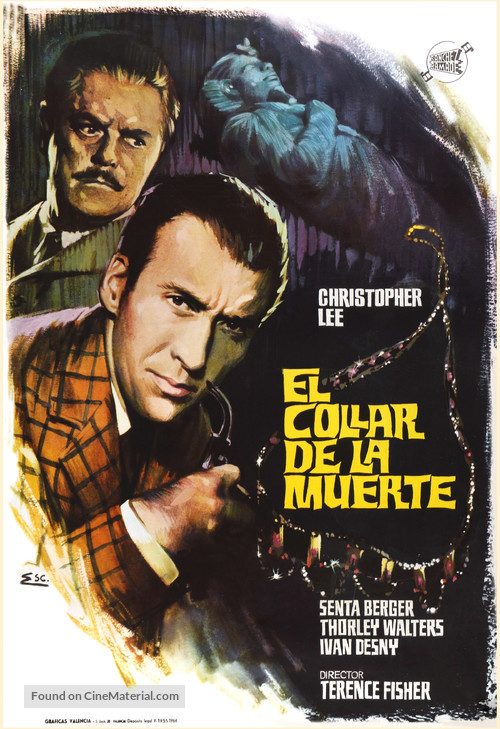 Sherlock Holmes und das Halsband des Todes - Spanish Movie Poster