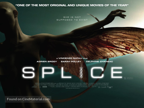 Splice - British Movie Poster
