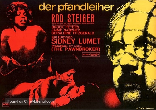 The Pawnbroker - German Movie Poster
