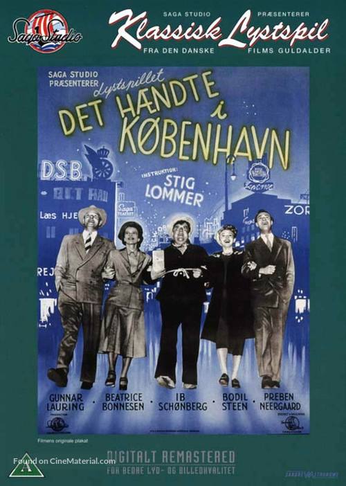 Det h&aelig;ndte i K&oslash;benhavn - Danish DVD movie cover