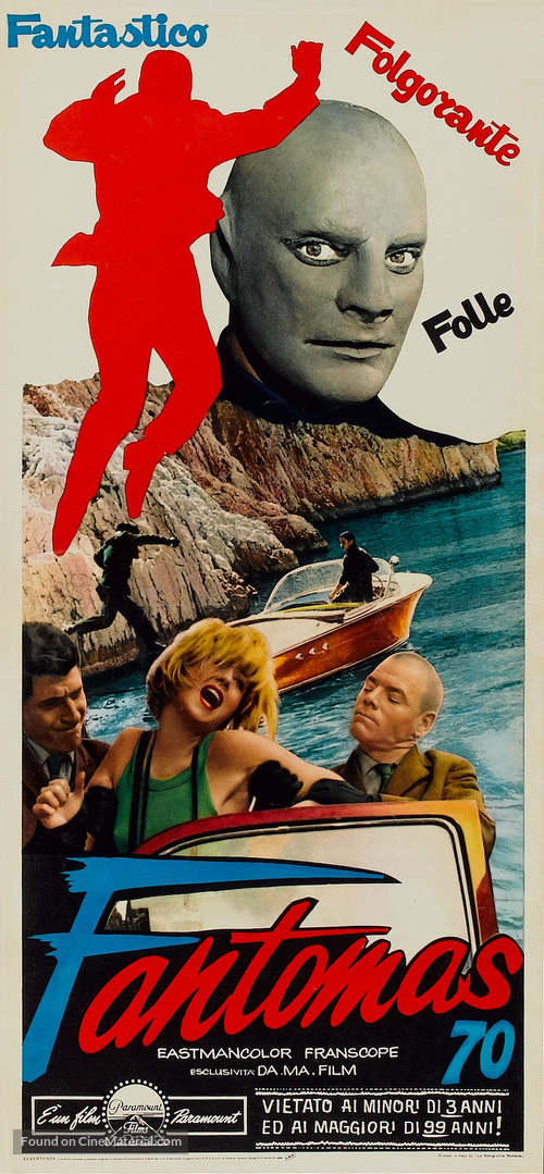 Fant&ocirc;mas - Italian Theatrical movie poster