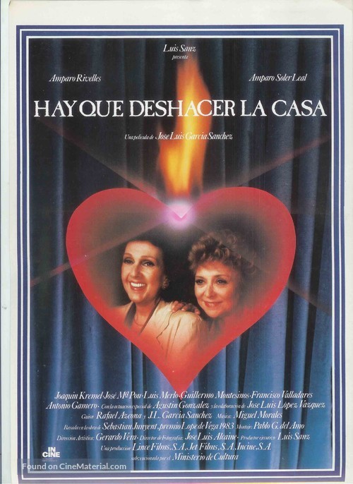 Hay que deshacer la casa - Spanish Movie Poster