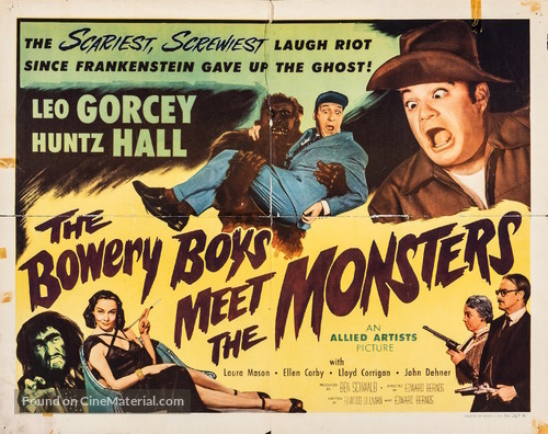 The Bowery Boys Meet the Monsters - Movie Poster