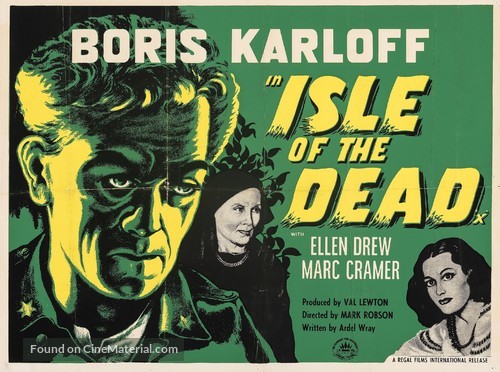 Isle of the Dead - British Movie Poster