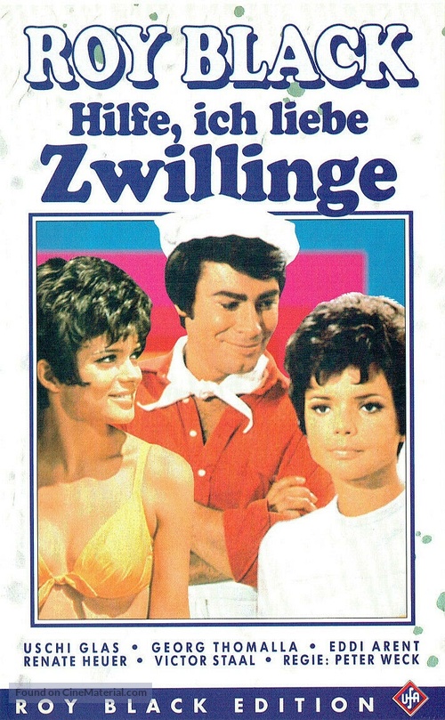 Hilfe, ich liebe Zwillinge - German VHS movie cover