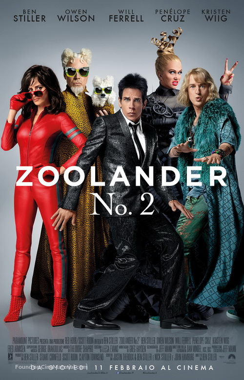 Zoolander 2 - Italian Movie Poster