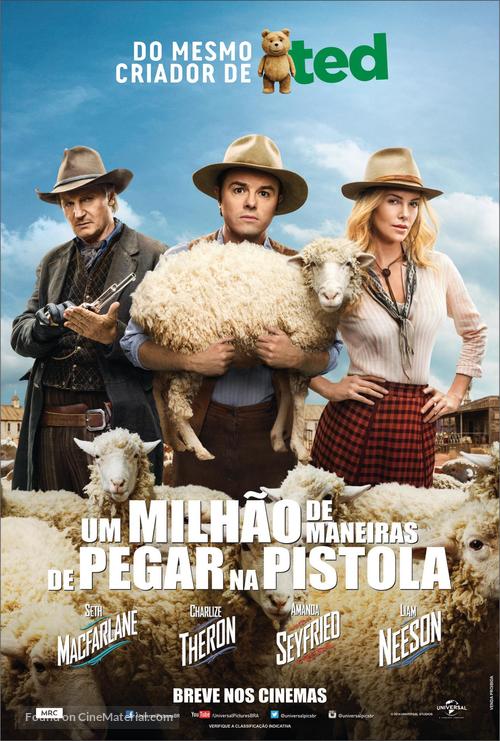 A Million Ways to Die in the West - Brazilian Movie Poster