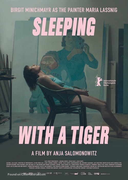 Mit Einem Tiger Schlafen - Austrian Movie Poster