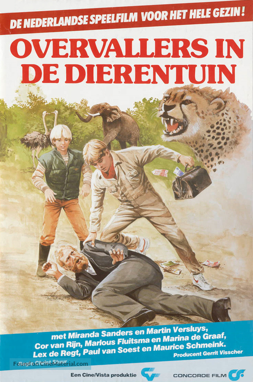 Overvallers in de dierentuin - Dutch Movie Poster