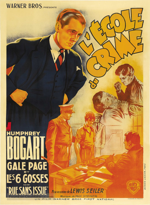 Crime School - French Movie Poster