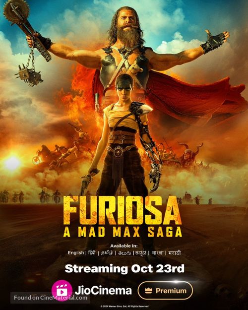 Furiosa: A Mad Max Saga - Indian Movie Poster