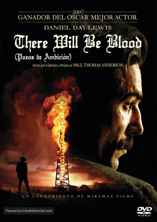 There Will Be Blood - Spanish DVD movie cover