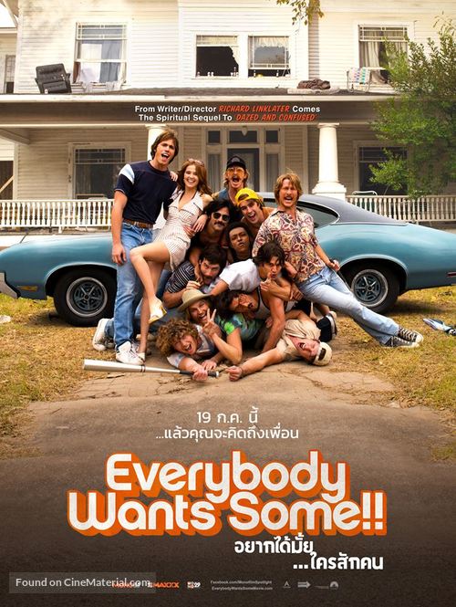 Everybody Wants Some - Thai Movie Poster