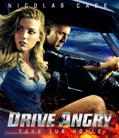 Drive Angry - German Blu-Ray movie cover