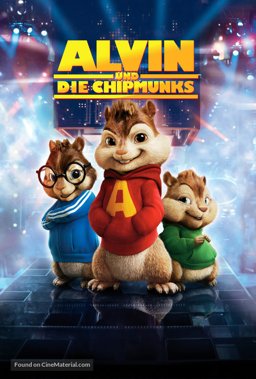 Alvin and the Chipmunks - German DVD movie cover