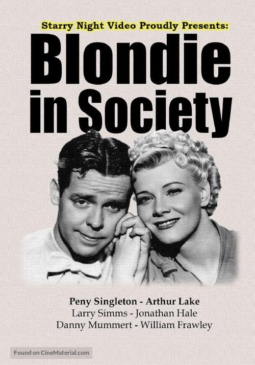 Blondie in Society - Movie Cover