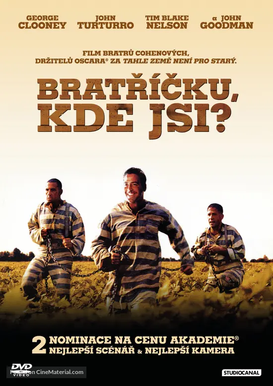 O Brother, Where Art Thou? - Czech DVD movie cover