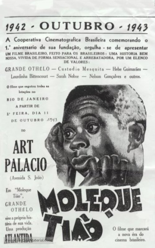 Moleque Ti&atilde;o - Brazilian Movie Poster