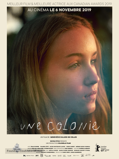Une colonie - French Movie Poster